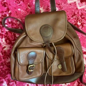 SOLDLeather backpack vintage